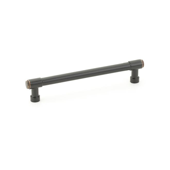 Emtek 86689US10B Jasper Cabinet Pull with 6" Center to Center Oil Rubbed Bronze Finish