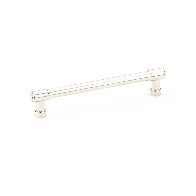 Emtek 86689US14 Jasper Cabinet Pull with 6" Center to Center Polished Nickel Lifetime Finish