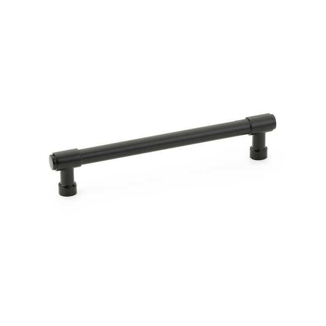 Emtek 86689US19 Jasper Cabinet Pull with 6" Center to Center Flat Black Finish