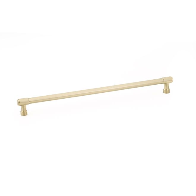 Emtek 86692US4 Jasper Cabinet Pull with 12" Center to Center Satin Brass Finish