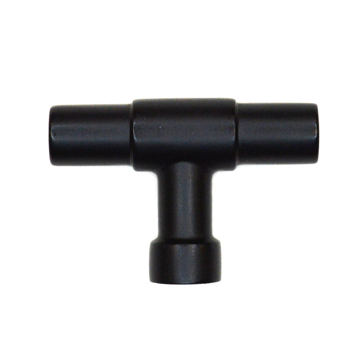 Emtek 86699US19 Jasper 2" Finger Pull Cabinet Knob Flat Black Finish