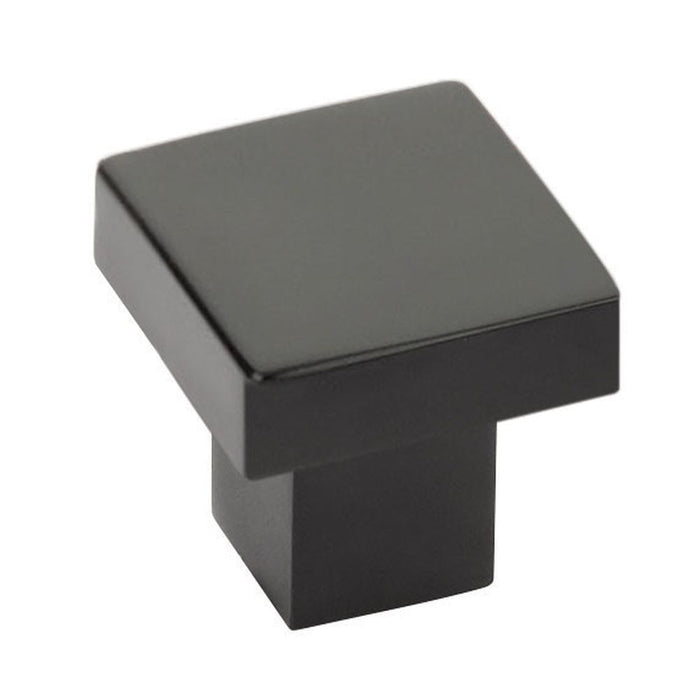 Emtek 86702US19 Hunter 1-1/4" Cabinet Knob Flat Black Finish