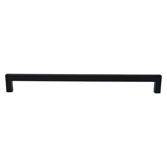 Emtek 86710US19 Warwick Cabinet Pull with 12" Center to Center Flat Black Finish