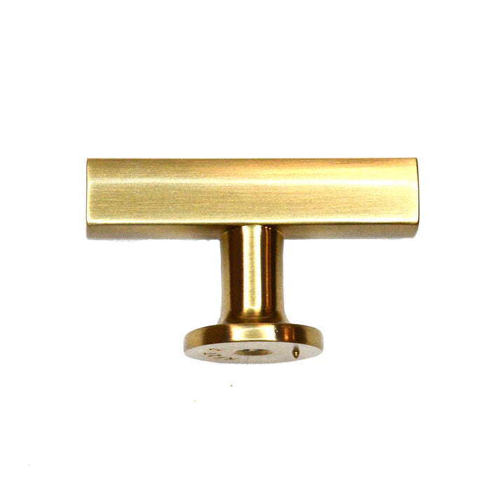 Emtek 86727US4 Freestone T Cabinet Knob Satin Brass Finish