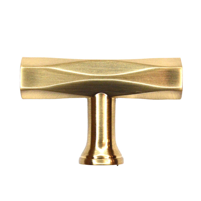 Emtek 86729US4 Tribeca T Cabinet Knob Satin Brass Finish