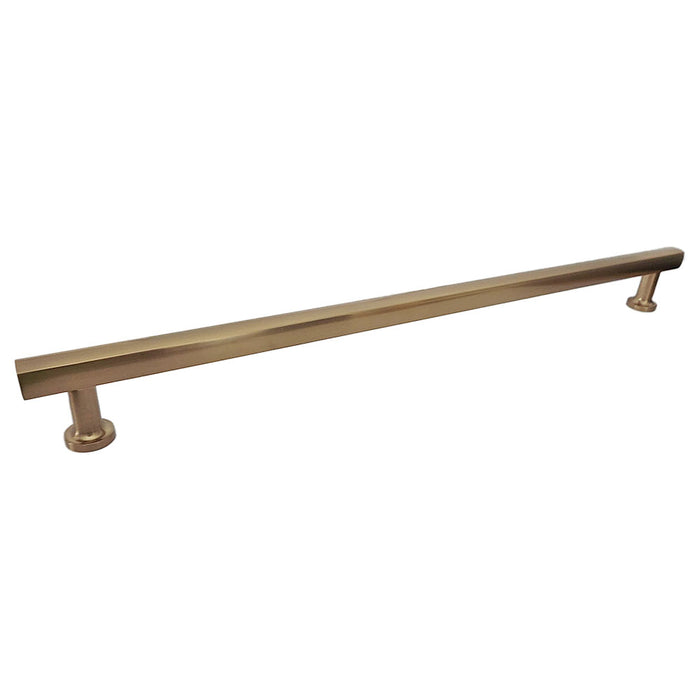 Emtek 87002US4 Freestone Appliance Pull with 18" Center to Center Satin Brass Finish