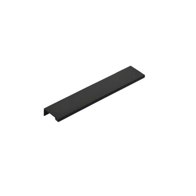 Emtek 87130US19 Edge Cabinet Pull with 8" Center to Center Flat Black Finish