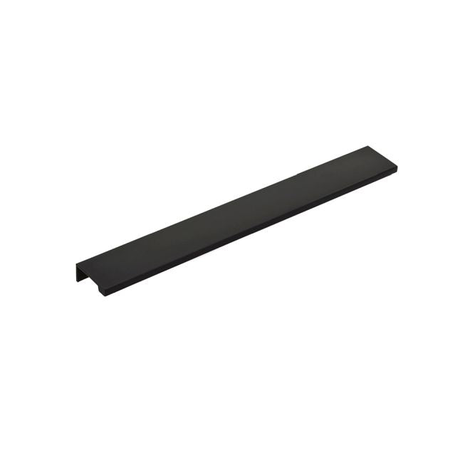 Emtek 87150US19 Edge Cabinet Pull with 12" Center to Center Flat Black Finish