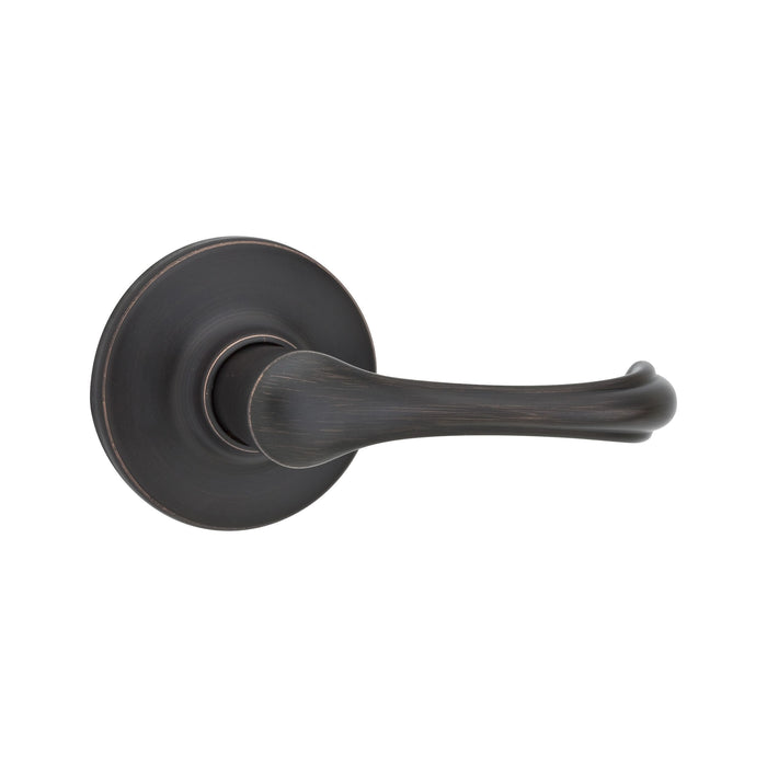 Kwikset 968DNL-11PV1 Dorian Lever Interior Dummy Handleset Trim with New Chassis Venetian Bronze Finish