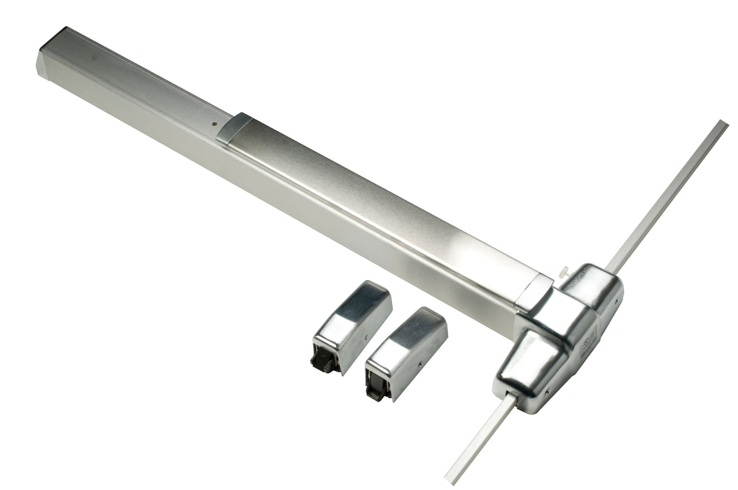 Von Duprin 9827EO26D3 3' Surface Vertical Rod Smooth Case Exit Device; 626 Satin Chrome Finish