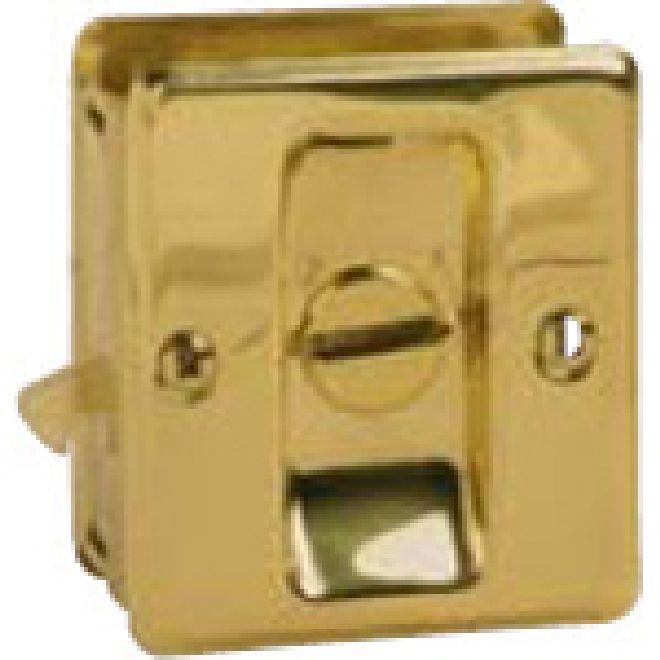 Ives Commercial 991B3 Solid Brass Privacy Sliding Door Pull Bright Brass Finish