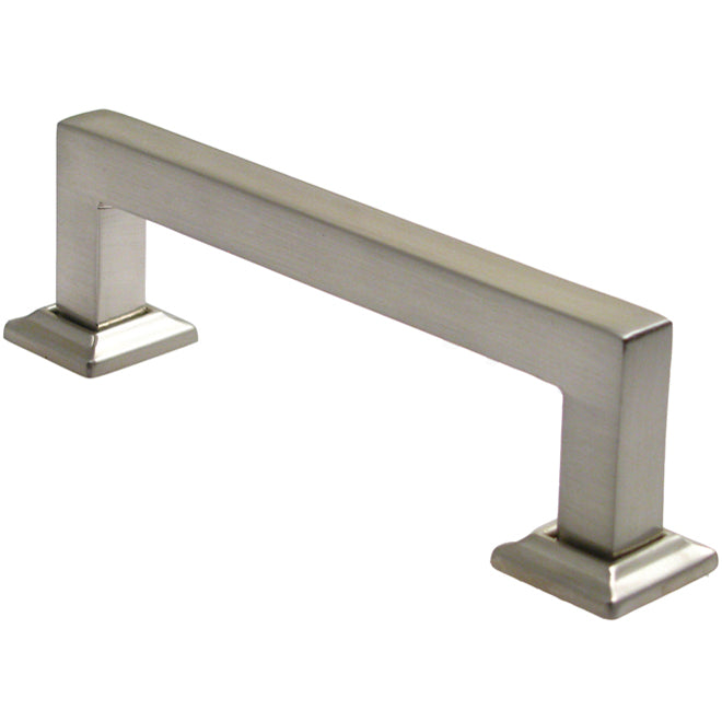 Rusticware 994SN 4" Modern Square Cabinet Pull Satin Nickel Finish