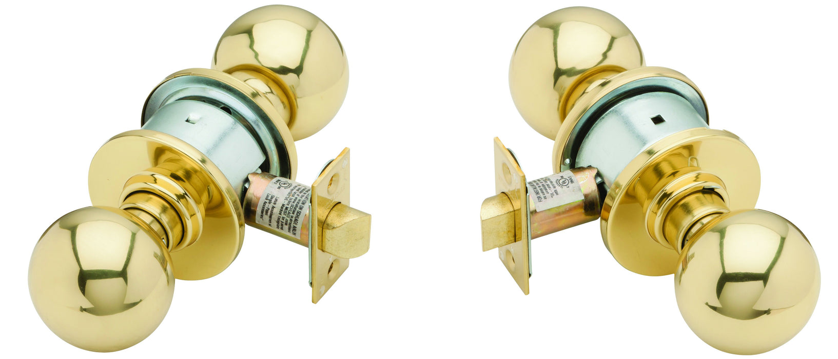 Schlage Commercial A10ORB605 A Series Passage Orbit Lock with 11116 Latch 10001 Strike Bright Brass Finish