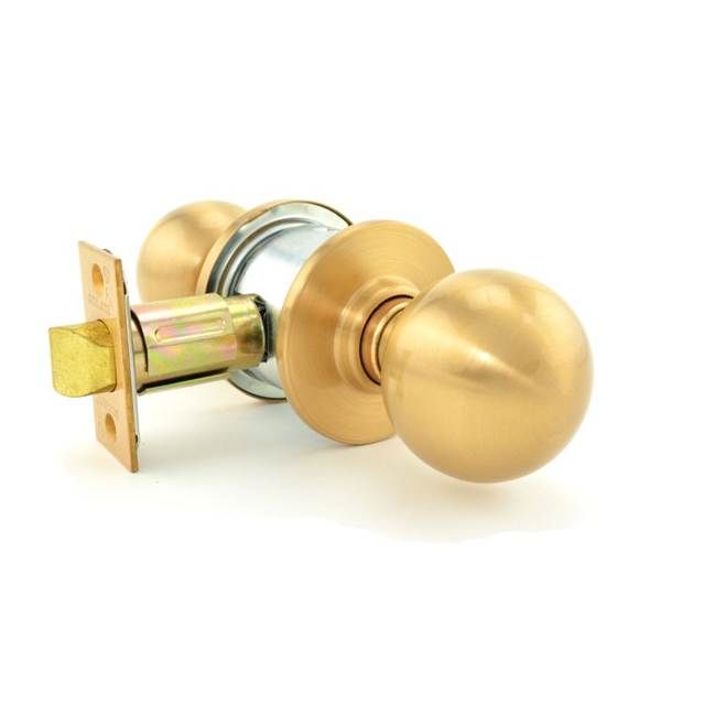 Schlage Commercial A10ORB612 A Series Passage Orbit Lock with 11116 Latch 10001 Strike Satin Bronze Finish