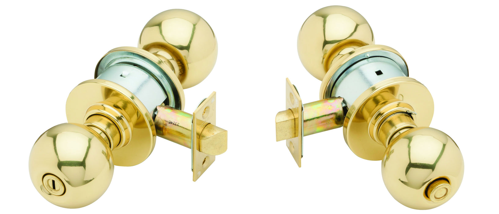 Schlage Commercial A40ORB605 A Series Privacy Orbit Lock with 11116 Latch 10001 Strike Bright Brass Finish