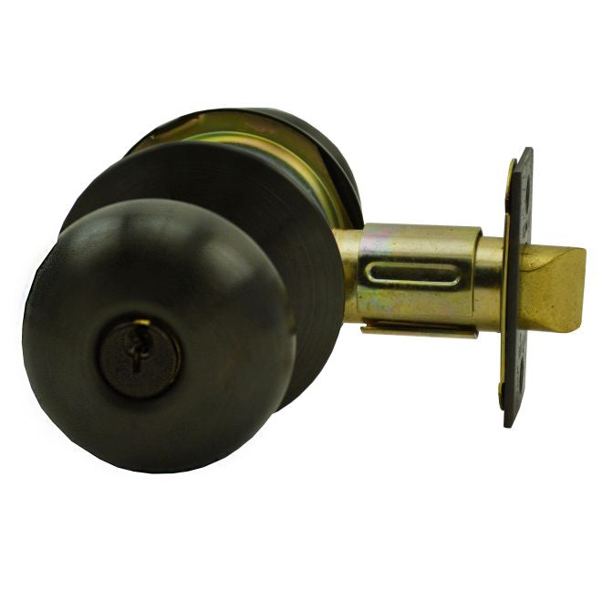 Schlage Commercial A80PPLY613 A Series Storeroom Plymouth Lock C Keyway with 11096 Latch 10001 Strike Oil Rubbed Bronze Finish