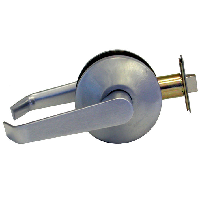 Falcon B101D626 B Series Passage Dane Lever Lock with 57435 Latch 5164 Strike Satin Chrome Finish