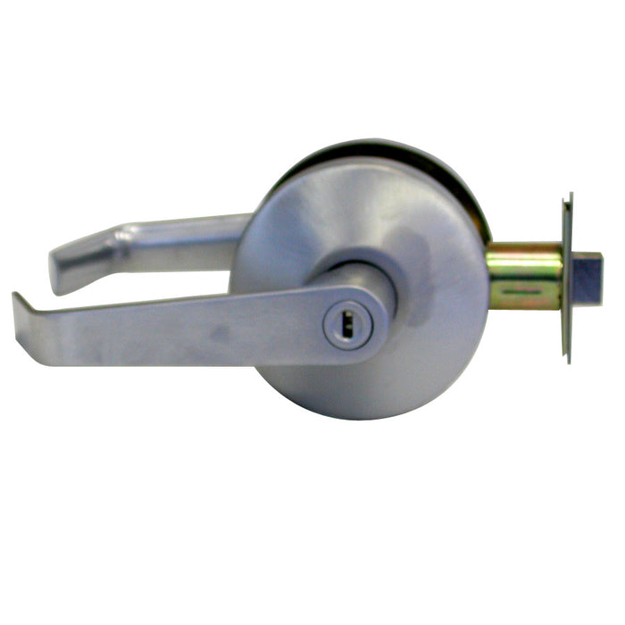 Falcon B301D626 B Series Privacy Dane Lever Lock with 57635 Latch 5164 Strike Satin Chrome Finish