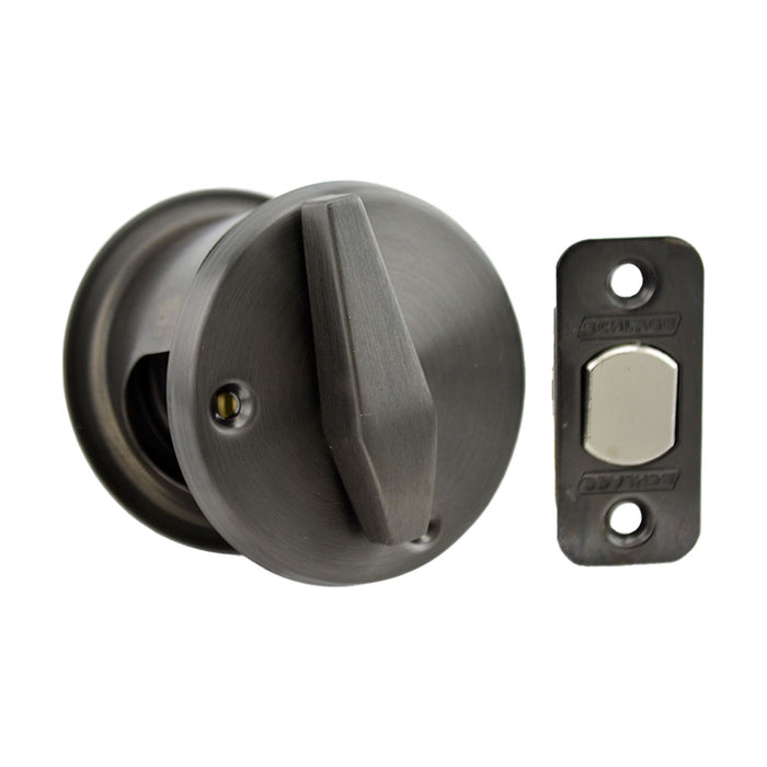 Schlage Commercial B560P613 Grade 2 Single Cylinder Deadbolt with C Keyway KA4 with 12287 Latch and 10094 Strike Oil Rubbed Bronze Finish