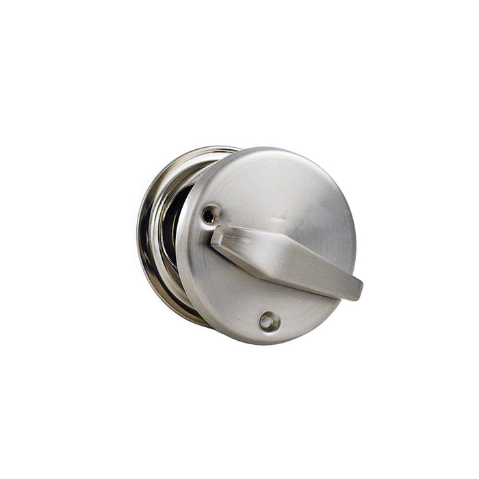 Schlage Commercial B560P619 Grade 2 Single Cylinder Deadbolt with C Keyway KA4 with 12287 Latch and 10094 Strike Satin Nickel Finish