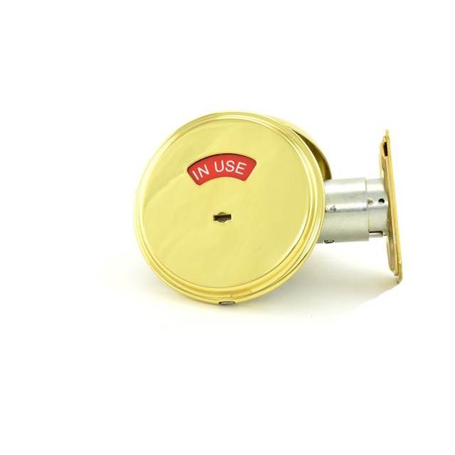 Schlage Commercial B571605 Grade 2 Occupancy Indicator Deadbolt with 12287 Latch and 10094 Strike Bright Brass Finish