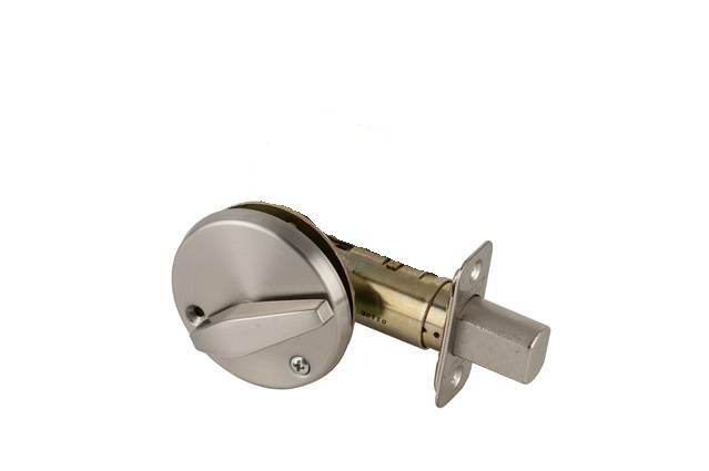 Schlage Commercial B580619 Grade 2 Turn Only Deadbolt with 12287 Latch and 10094 Strike Satin Nickel Finish