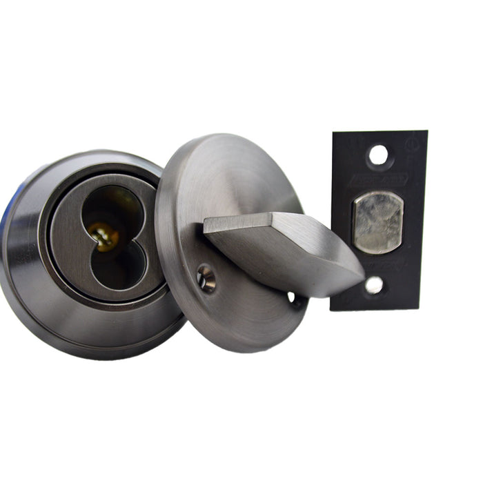 Schlage Commercial B660J613 Grade 1 Single Cylinder Deadbolt with Large Format Interchangeable Less Core with 12296 Latch and 10094 Strike Oil Rubbed Bronze Finish