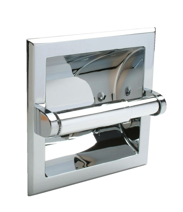 Pamex BC2CP44 Recessed Fixtures Deep Recessed Paper Holder Bright Chrome Finish