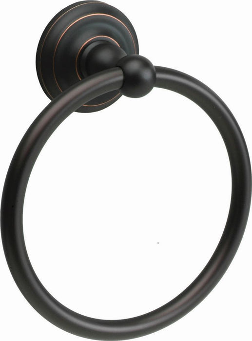 Pamex BC7DB30 Ventura Collection Metal Towel Ring Dark Bronze Finish