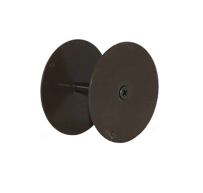 Don-Jo BF161DU Hole Filler Plate up to a 2-1/8" Hole Dark Bronze Finish