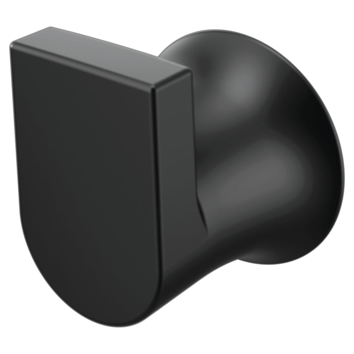 Moen BH3803BL Genta Single Robe Hook Matte Black Finish