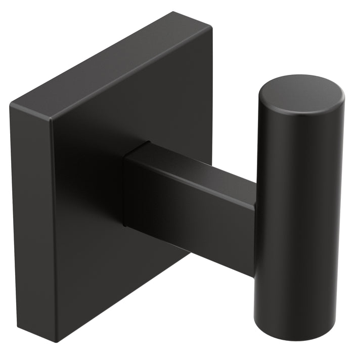 Moen BP1803BL Triva Single Robe Hook Matte Black Finish