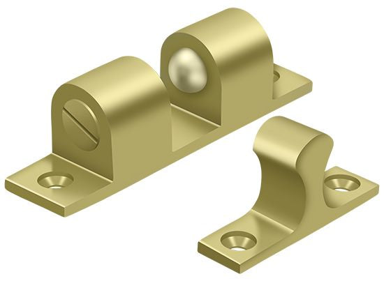 Deltana BTC30U3 Ball Tension Catch 3" x 3/4"; Bright Brass Finish