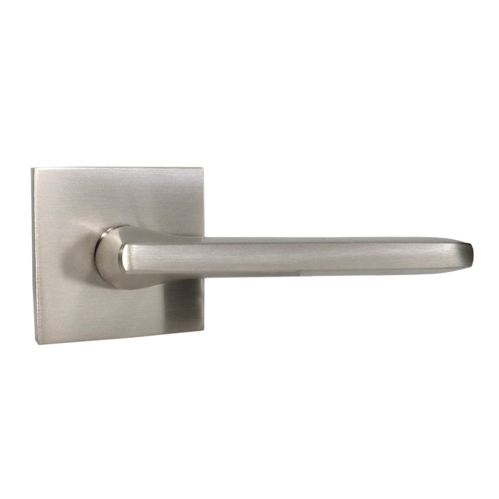 Emtek C5110HLOUS15 Helios Lever 2-3/8" Backset Passage with Square Rose with CF Mechanism for 1-3/8" to 1-3/4" Door Satin Nickel Finish