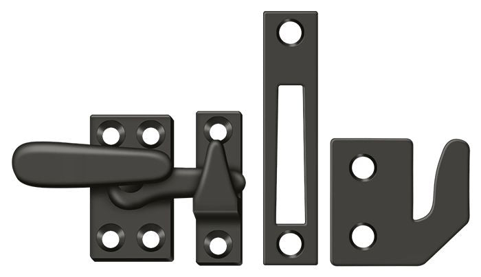 Deltana CF066U10B Window Lock; Casement Fastener; Small; Oil Rubbed Bronze Finish