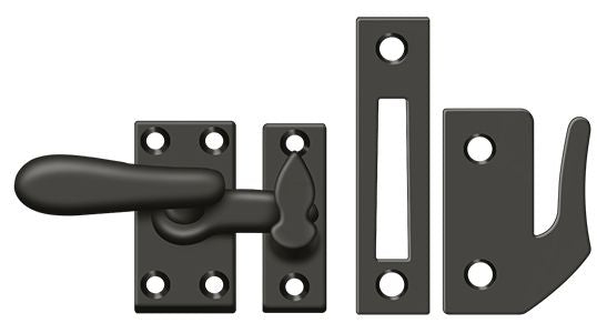 Deltana CF66U10B Window Lock; Casement Fastener; Medium; Oil Rubbed Bronze Finish