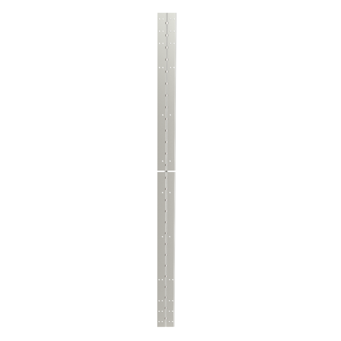 Pemko CFS83HD1M 83" (6' 11") Full Surface PemKonnect Modular Heavy Duty Continuous Hinge Clear Aluminum Finish