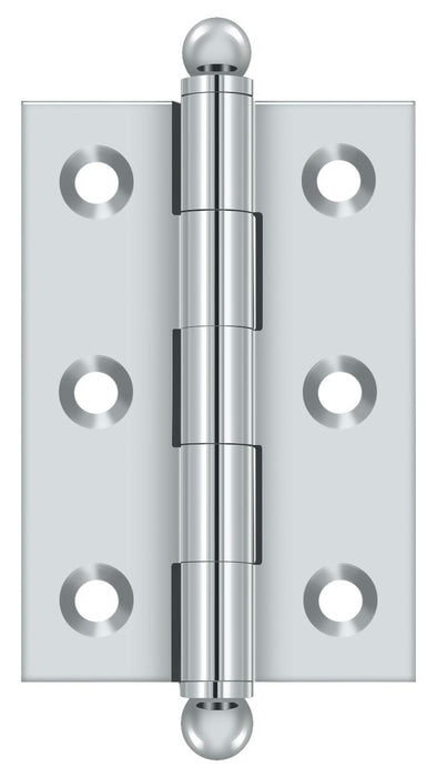 Deltana CH2517U26 2-1/2" x 1-11/16" Hinge; with Ball Tips; Bright Chrome Finish