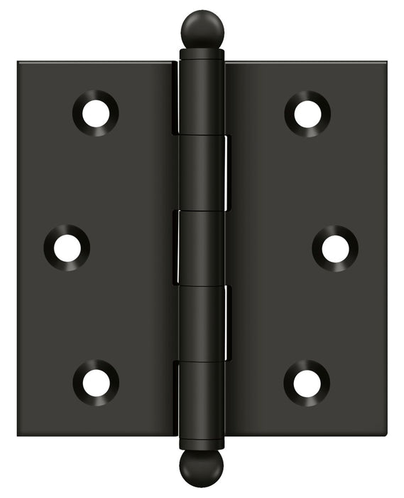 Deltana CH2525U10B 2-1/2" x 2-1/2" Hinge; with Ball Tips; Oil Rubbed Bronze Finish