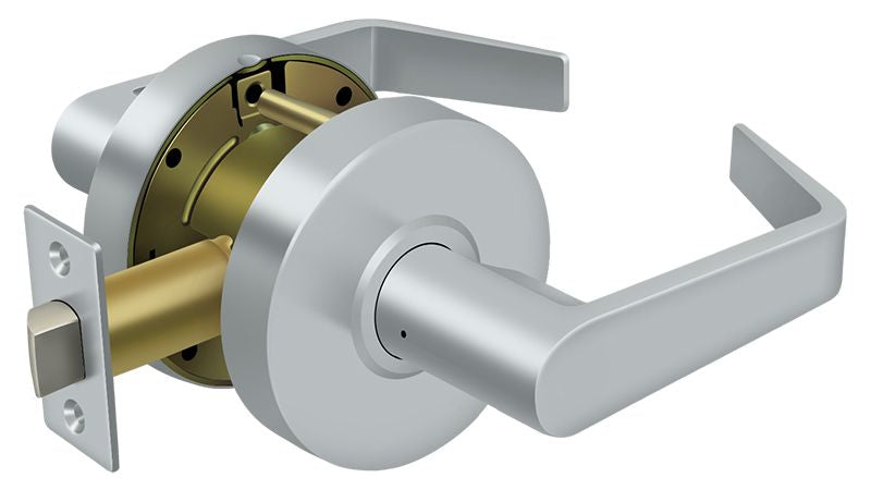 Deltana CL501EVC-26D Commercial Passage Standard Grade 2 Clarendon Lever Lockset Satin Chrome Finish