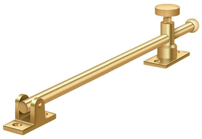 Deltana CSA12CR003 12" Casement Stay Adjuster; Lifetime Brass Finish