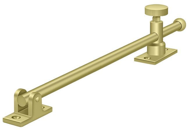 Deltana CSA12U3 12" Casement Stay Adjuster; Bright Brass Finish