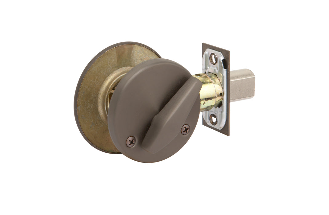 Falcon D271613 D200 Series Occupancy Indicator Deadbolt 30253 Latch 10094 Strike Oil Rubbed Bronze Finish