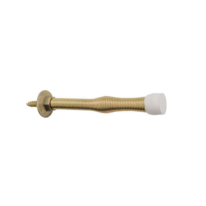 Pamex DD0230PB 3" Spring Door Stop Bright Brass Finish