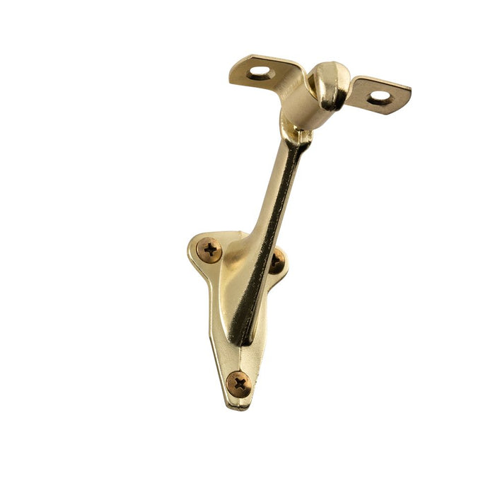 Pamex DD0310PB Handrail Bracket Bright Brass Finish