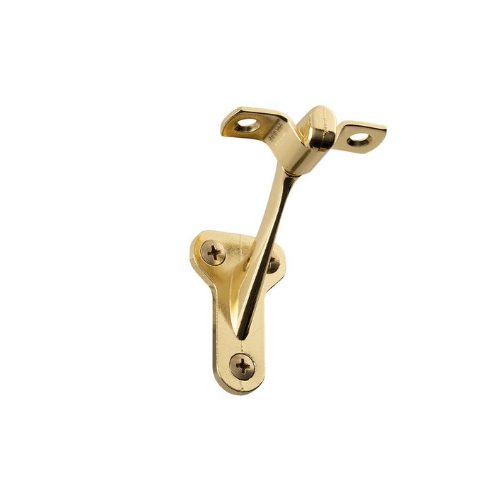 Pamex DD0311PB Heavy Duty Handrail Bracket Bright Brass Finish