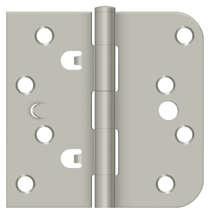 Deltana DE44058TT15 4" x 4" x 5/8" x SQ Hinge; Satin Nickel Finish