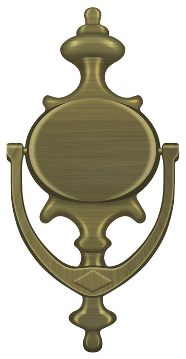 Deltana DK854U5 Door Knocker; Imperial; Antique Brass Finish