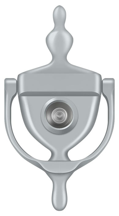 Deltana DKV630U26D Door Knocker-Viewer; Satin Chrome Finish