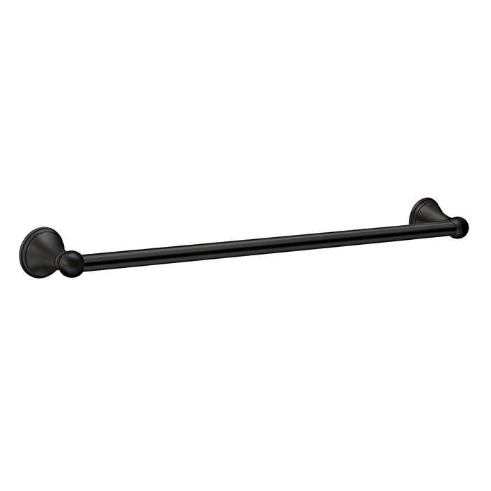 Moen DN8424BL Preston 24" Towel Bar Matte Black Finish